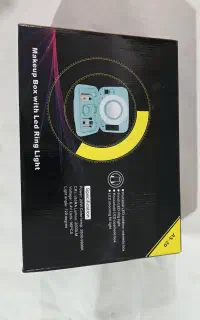 makeup box with led ring light