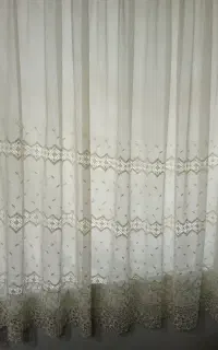 2عدد پرده حریر