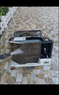 شستشوی کولر پنجره ای با کارواش