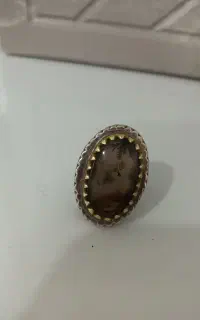 انگشتر شجر شناسنامه دار و ساعت مچی عطیقه قدیمی