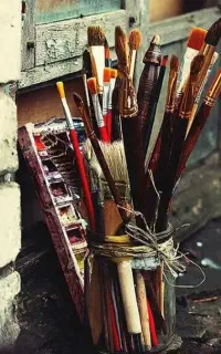 نقاشی گوشه دفتر
