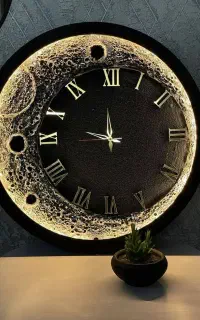 فروش تابلو ساعت دیواری ماه