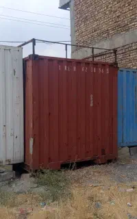 دو عدد کانتین ویک عدد اتاق مسقف فلزی 5متری