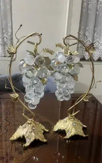 انگور کریستال پایه برنز