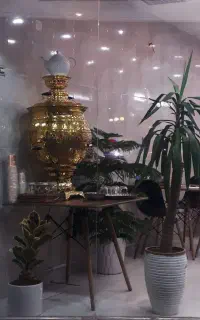 سماور  گازی  جنس برنج ۸۰ لیتری