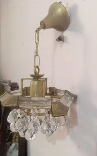 لوستر قدیمی. برنز