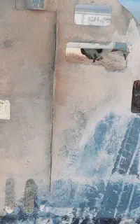 سینی زیر موتور آهنی سالم