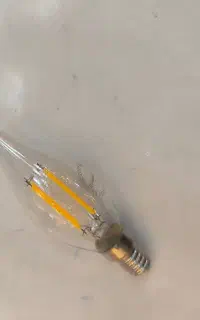 لامپ شمعی فلورسنت ۶وات