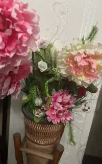 گلدان چوبی