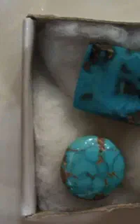 دوعددسنگ فیروزه اصل