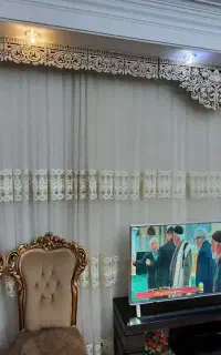 پرده حریر وشال