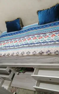 تخت خواب دوقلو تمیز و سالم