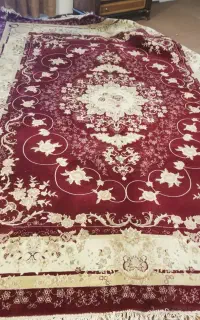 قالی ۹ متری کابینت بوفه ویترین گنجه و کنسول کشو