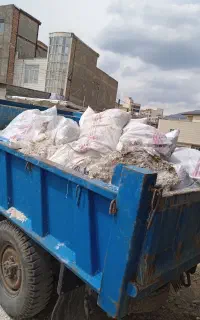 حمل نخاله و مصالح ساختمانی با نیسان کمپرسی