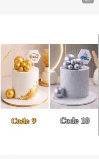 گوی شیشه ای برای کیک در ۱۹ رنگ مختلف