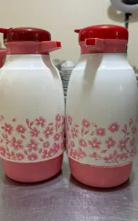 دو فلاکس شیشه ژاپن اصل + ۱۵ ساعت آب جوش
