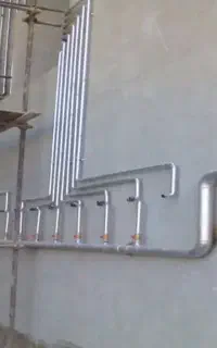 لوله کشی گاز ساختمانی