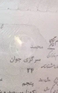 شناسنامه پیدا شده