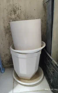 گلدون وسطل زباله