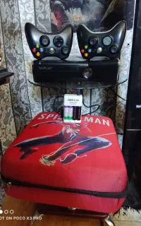 ایکس باکس360اسلیم،دودسته،کیف،شارژرباطری