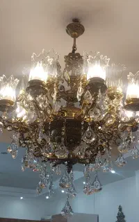 لوستر ۱۶ شاخه دو طبقه