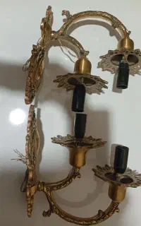 لوستر دیوار کوب برنجی