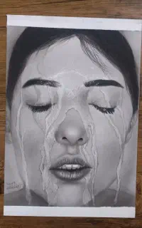 طراحی چهره (سیاه قلم)