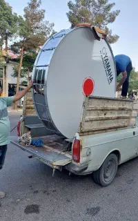 طبل 2 متری تمام استیل