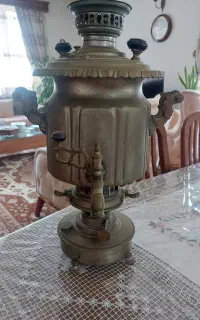 سماور برنجی نفتی قدیمی