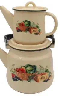 کتری و قوری لعابی روسی