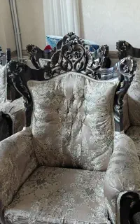 مبل سلطنتی 7 نفره چوب گردو