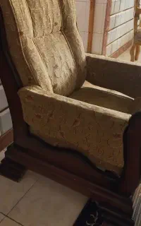 مبل قهوه ای گلدارمدل آمریکایی