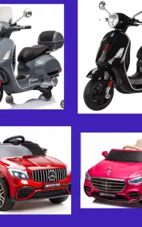 دنیای ماشین شارژی واسکوتر برقی(همه سایز و همه رنگ)