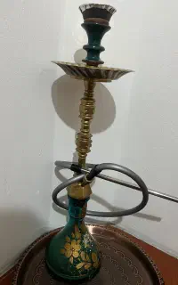 قلیان برنجی توپر کم مصرف