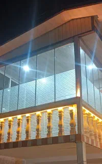 جام بالکن،کابین دوش،جانپناه شیشه ای