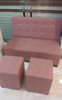 پاف پشت دارانتظار دو نفره  و پاف ساده تک نفره شیک