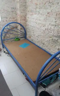 تخت خواب فلزی تک نفره بدون تشک