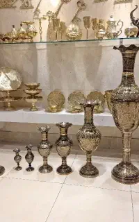 گلدان برنجی