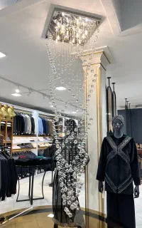 لوستر سقفی کریستالی