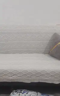 دو عدد شال مبل استخوانی آک