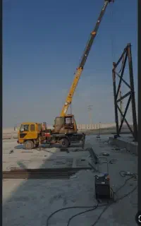 جرثقیل ۷تن به صورت شبانه روزی