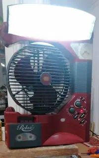 پنکه رادیو دار