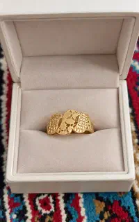 طلای دست دوم  انگشتر  و گوشواره