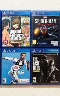 سی دی بازی Ps4 Ps5 جدید وکمیاب دیسک فایو وفور سیدی