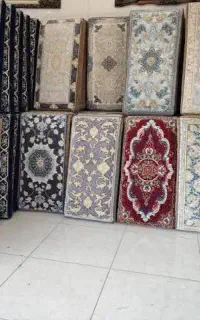 پشتی طرح فرش شاه نشین