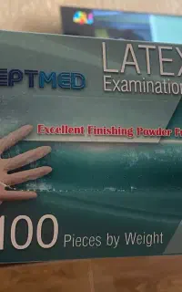 ۵بسته دستکش لاتکس کیفیت بالا سایز Lفقط ۳۳۰۰
