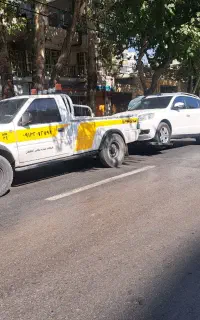 یدک کش بهارستان صفه سپاهانشهر پلیس راه اصفهان