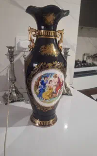 گلدان سرمه ای