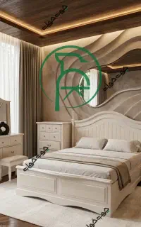 سرویس خواب رومانی تخت خواب تشک تخت 2 نفره