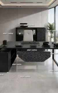 میز مدیریت سفید مبل اداری